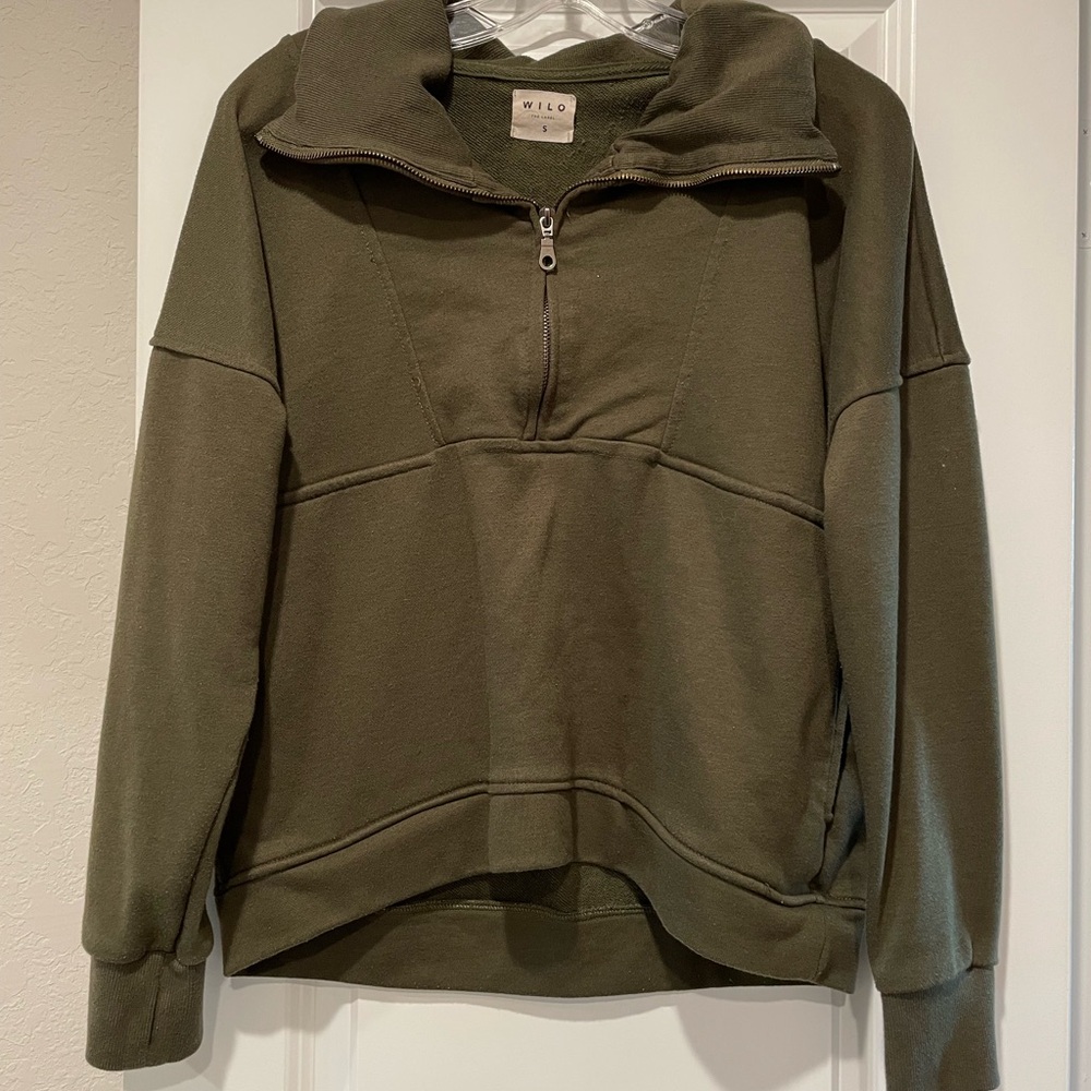 Olive Green Women's Sweatshirt